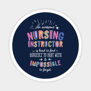 An awesome Nursing Instructor Gift Idea - Impossible to Forget Quote Magnet